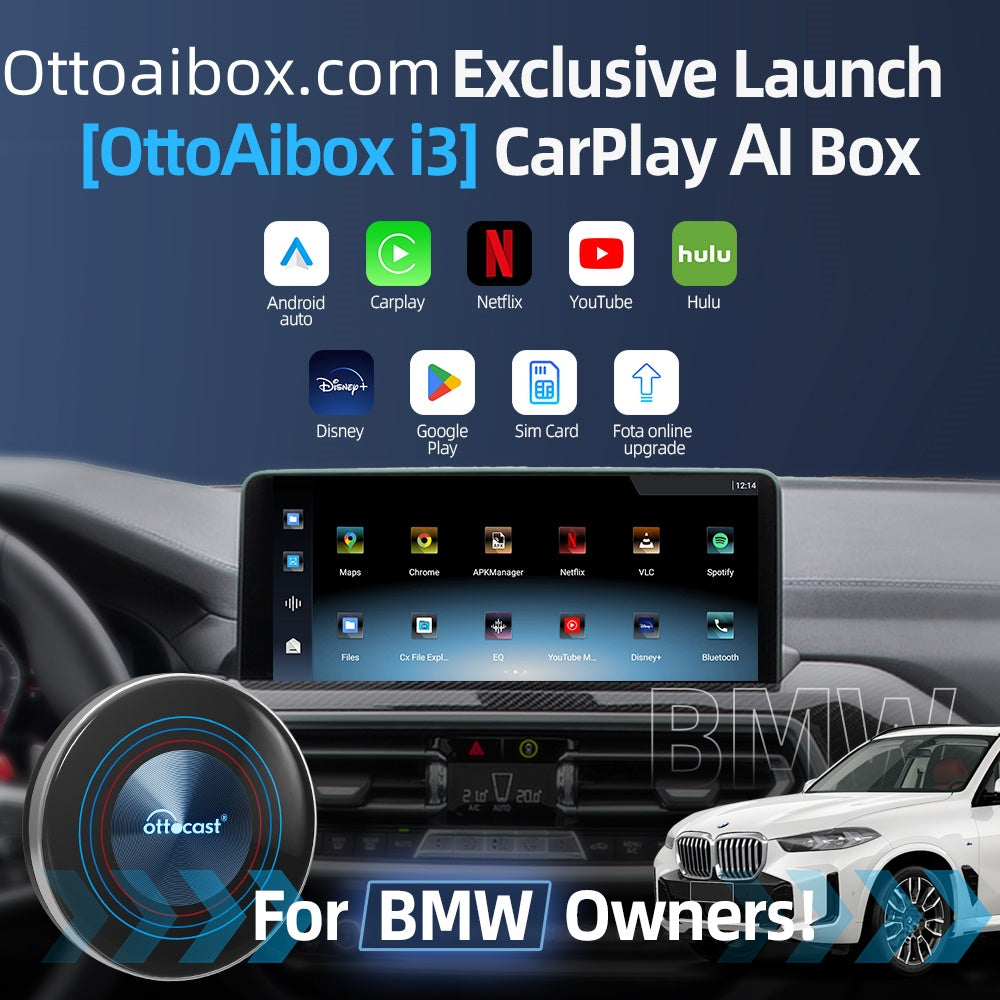 OTTOCAST® OttoAibox i3 BMW CarPlay AI Box