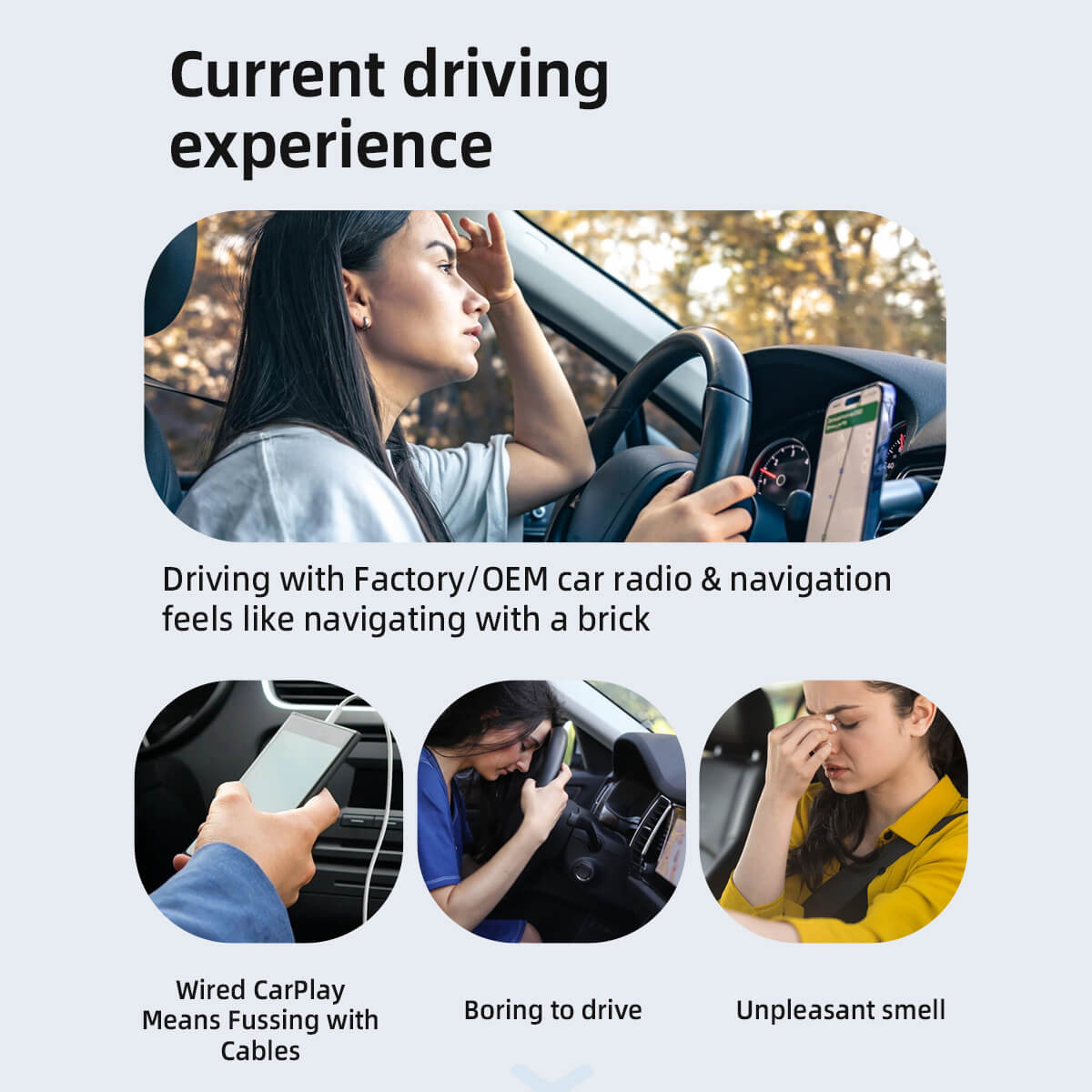 OTTOCAST® CarPlayClip Wireless Adapter