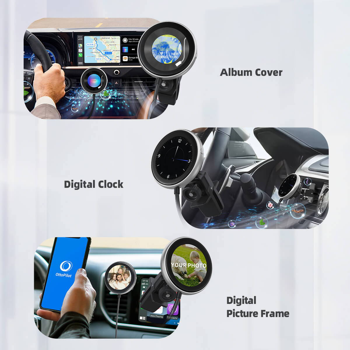 OTTOCAST® CarPlayClip Wireless Adapter