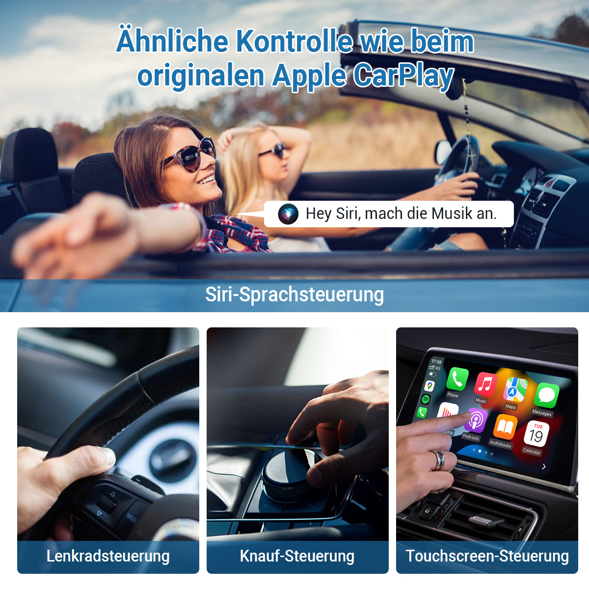 OTTOCAST® U2-AIR Wireless CarPlay Adapter