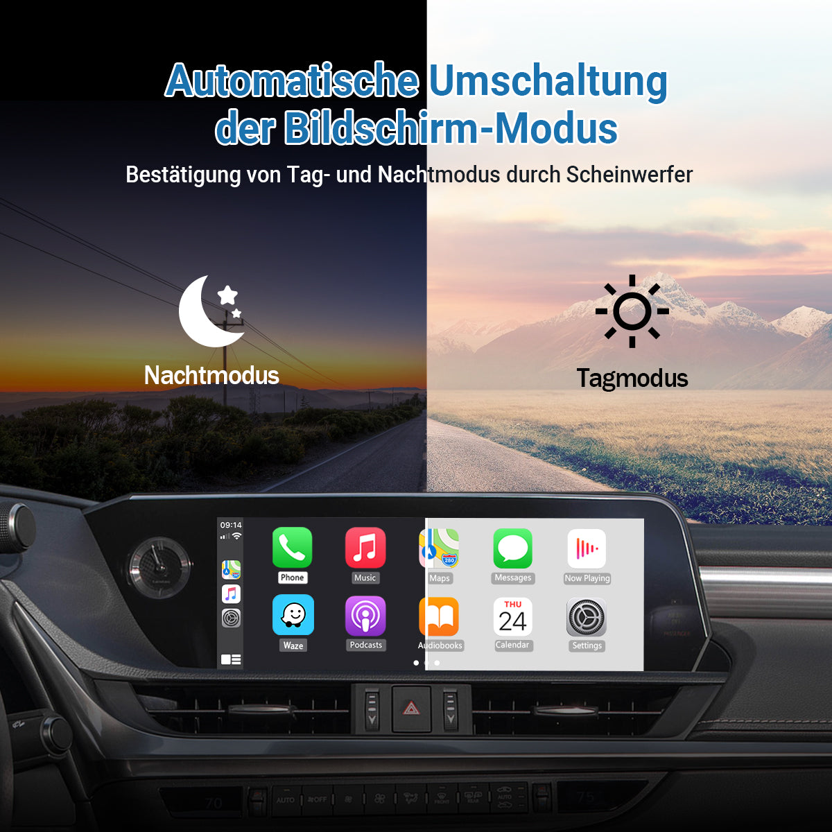 OTTOCAST® U2-AIR Wireless CarPlay Adapter