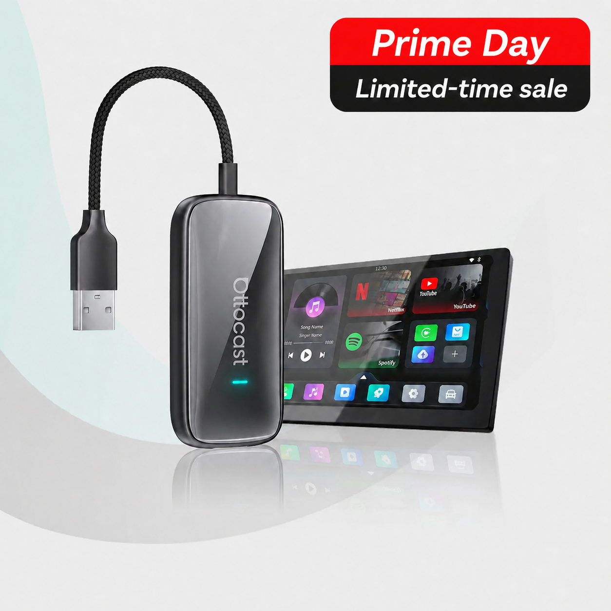 OTTOCAST® Play2Video Ultra CarPlay/Android Multimedia-Box
