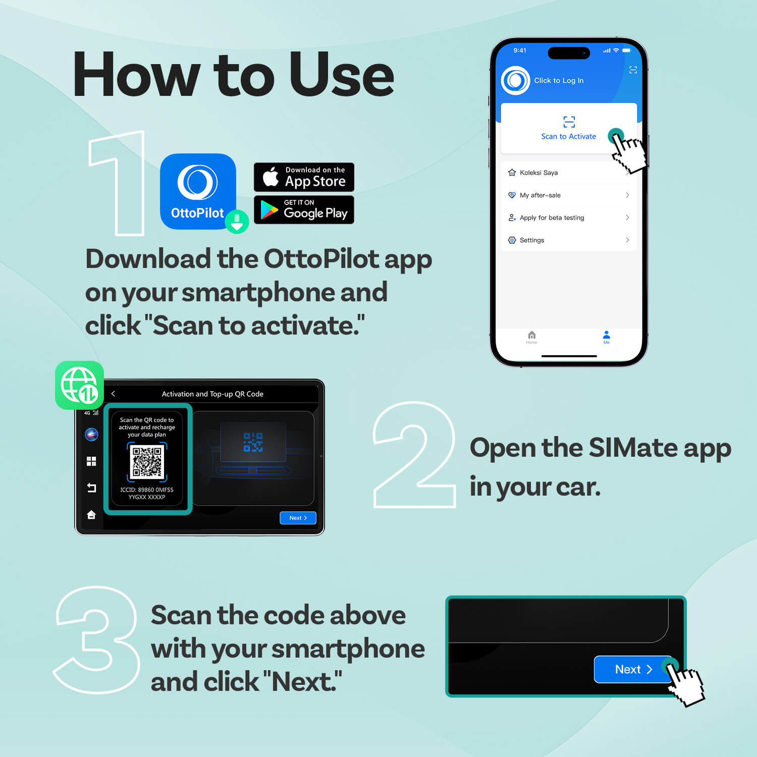 OTTOCAST® CloudSIM - 10GB/30GB/60GB/120GB