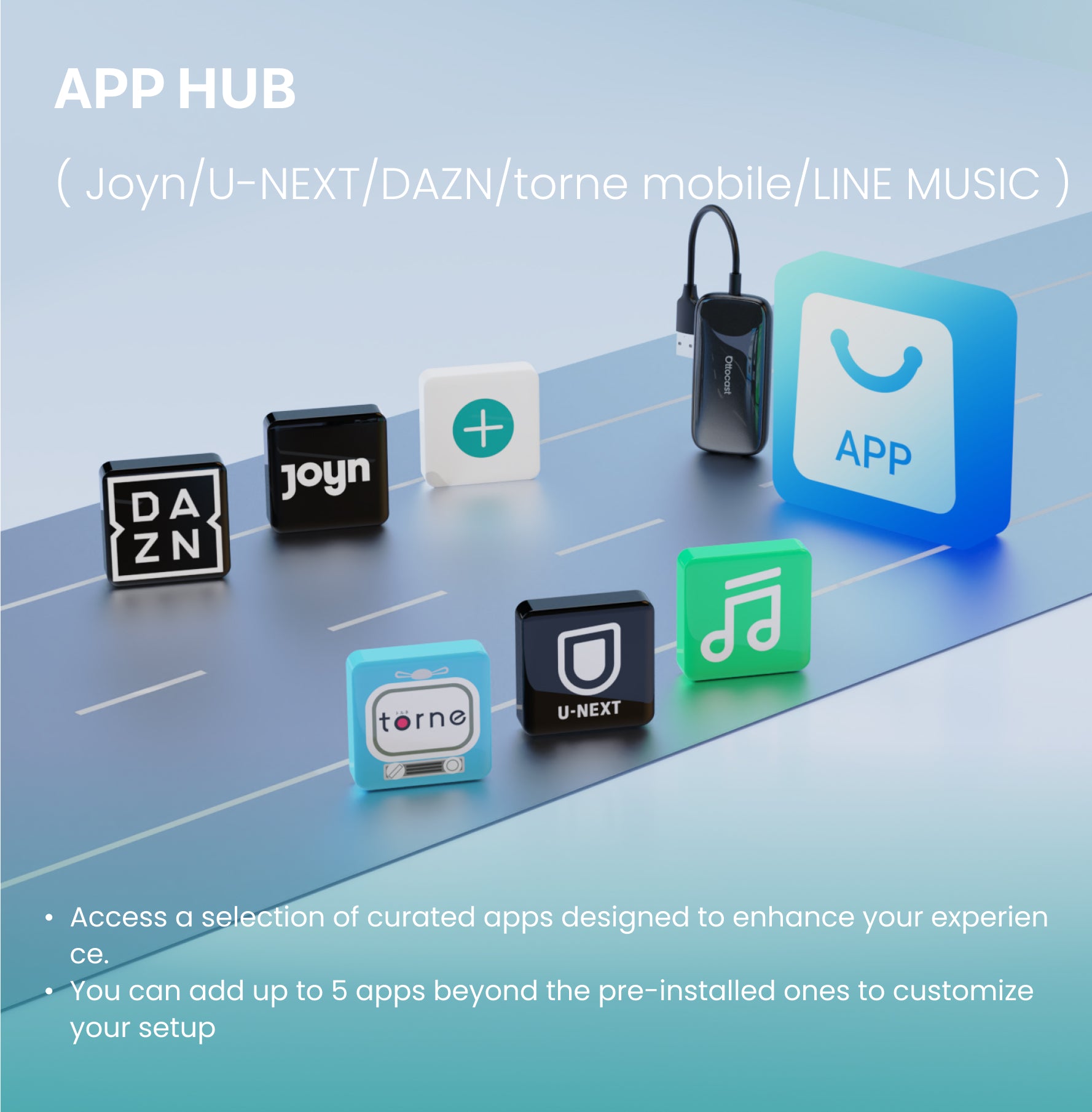 OTTOCAST® Plav2Video Ultra CarPlay/Android Multimedia Box