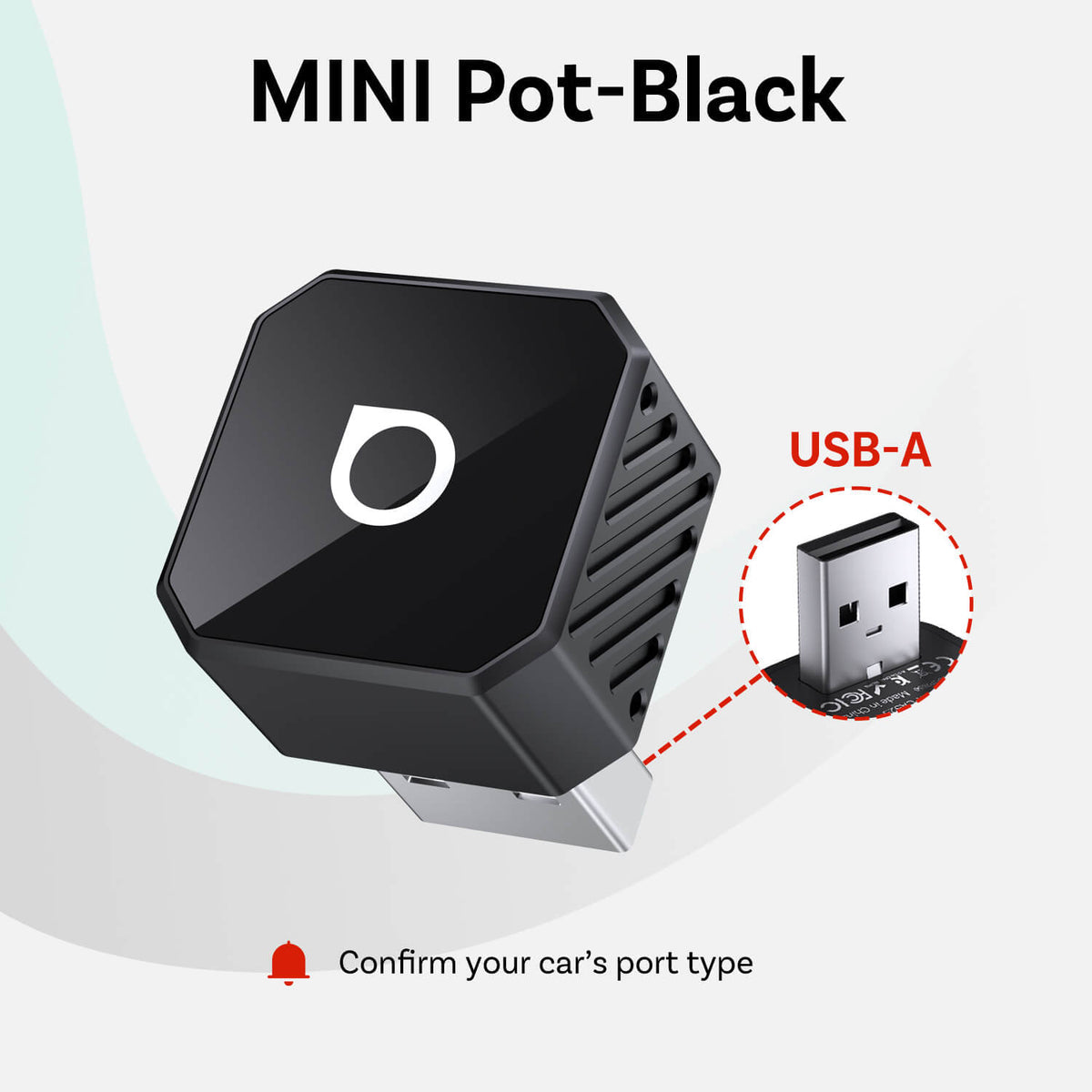 OTTOCAST® Mini 3.0 Ultra Cube Wireless CarPlay Android Auto 2 in 1 Adapter