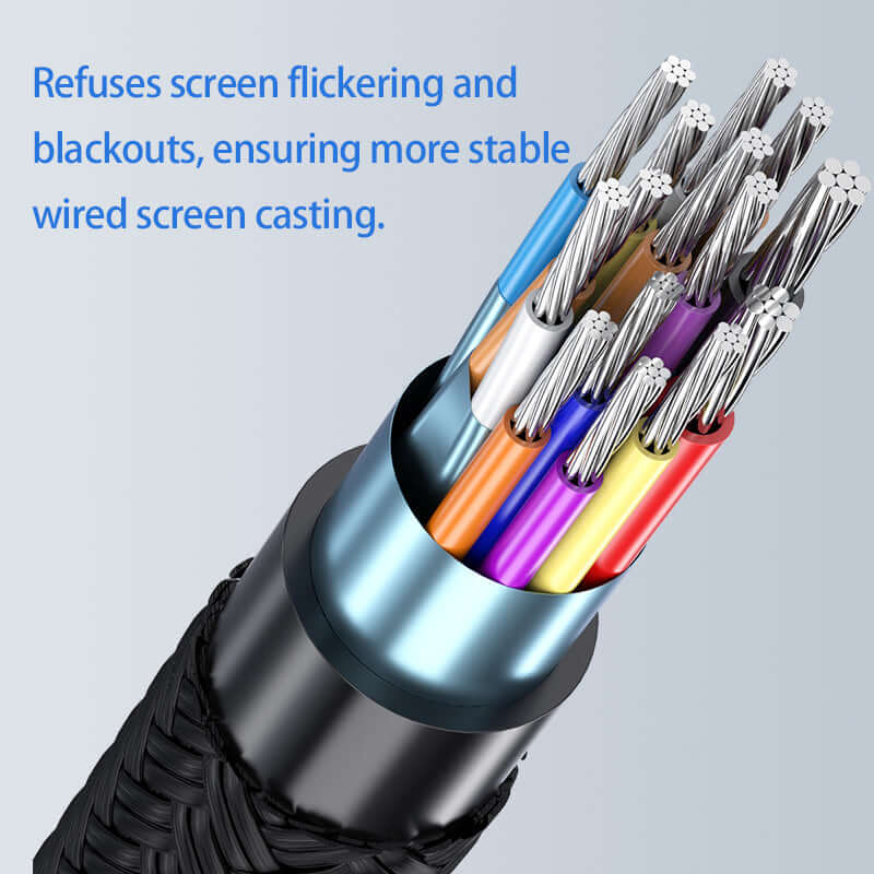 Cable OTTOCAST® de duplicación de pantalla para teléfono móvil Tipo-C a HDMI