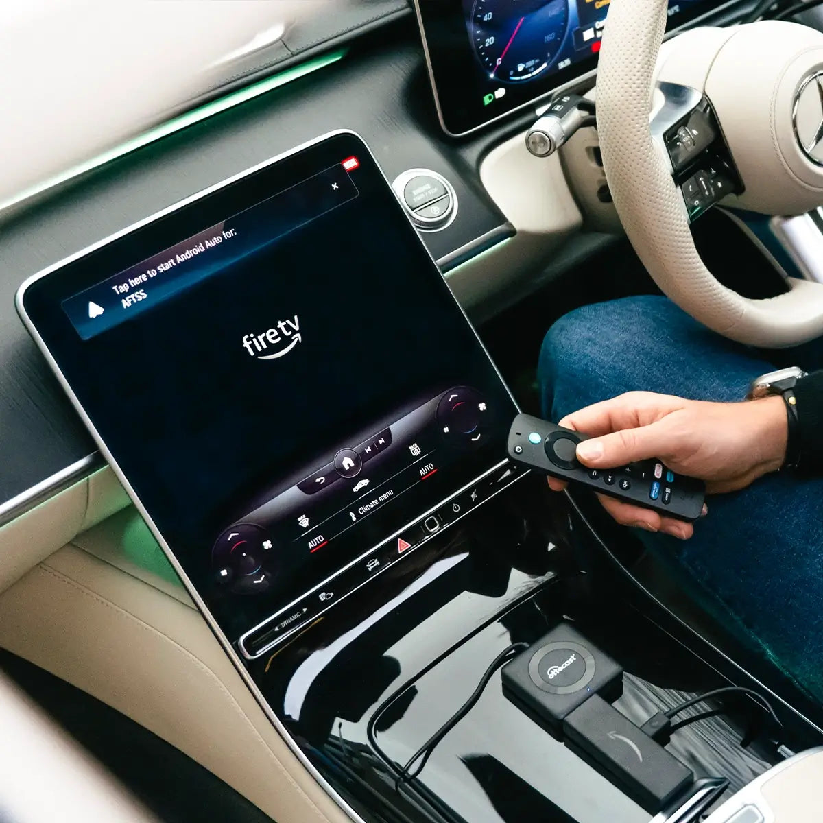 OTTOCAST® Car TV Mate Pro | HDMI Streaming & Wireless CarPlay Android Auto Adapter