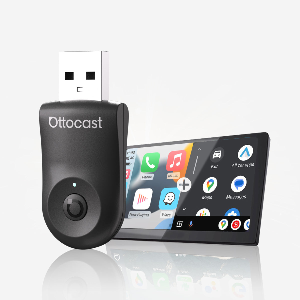 Ottocast Mini Wireless CarPlay/Android Auto Adapter