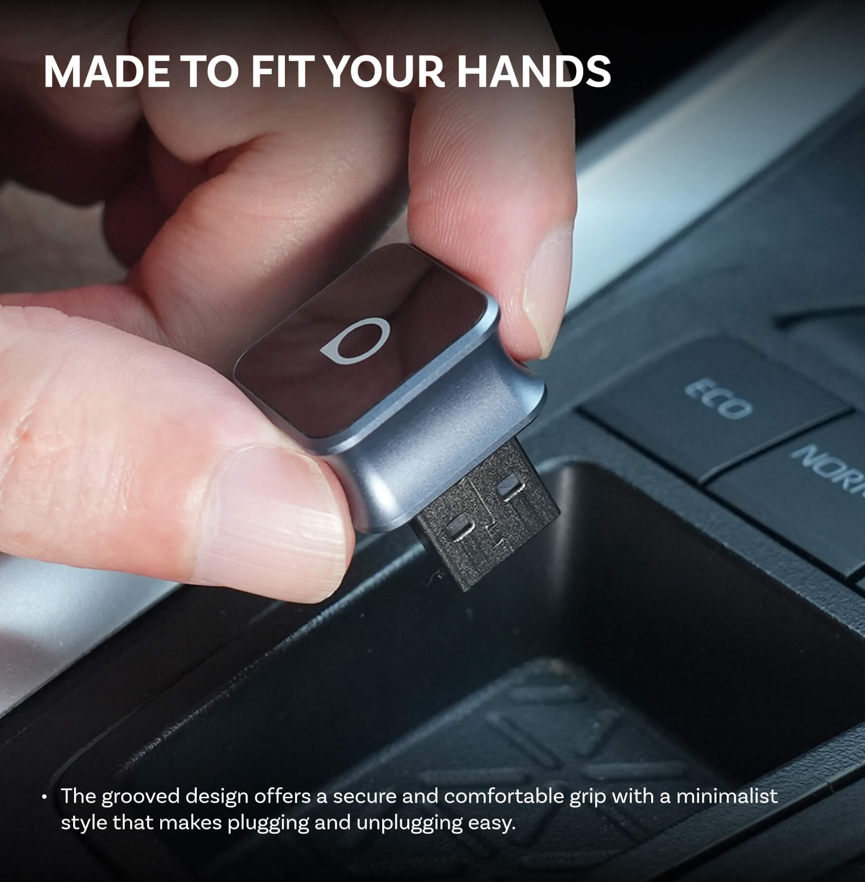 OTTOCAST® Mini 3.0 Ultra Cube Wireless CarPlay Android Auto 2 in 1 Adapter - Cosmic Orange