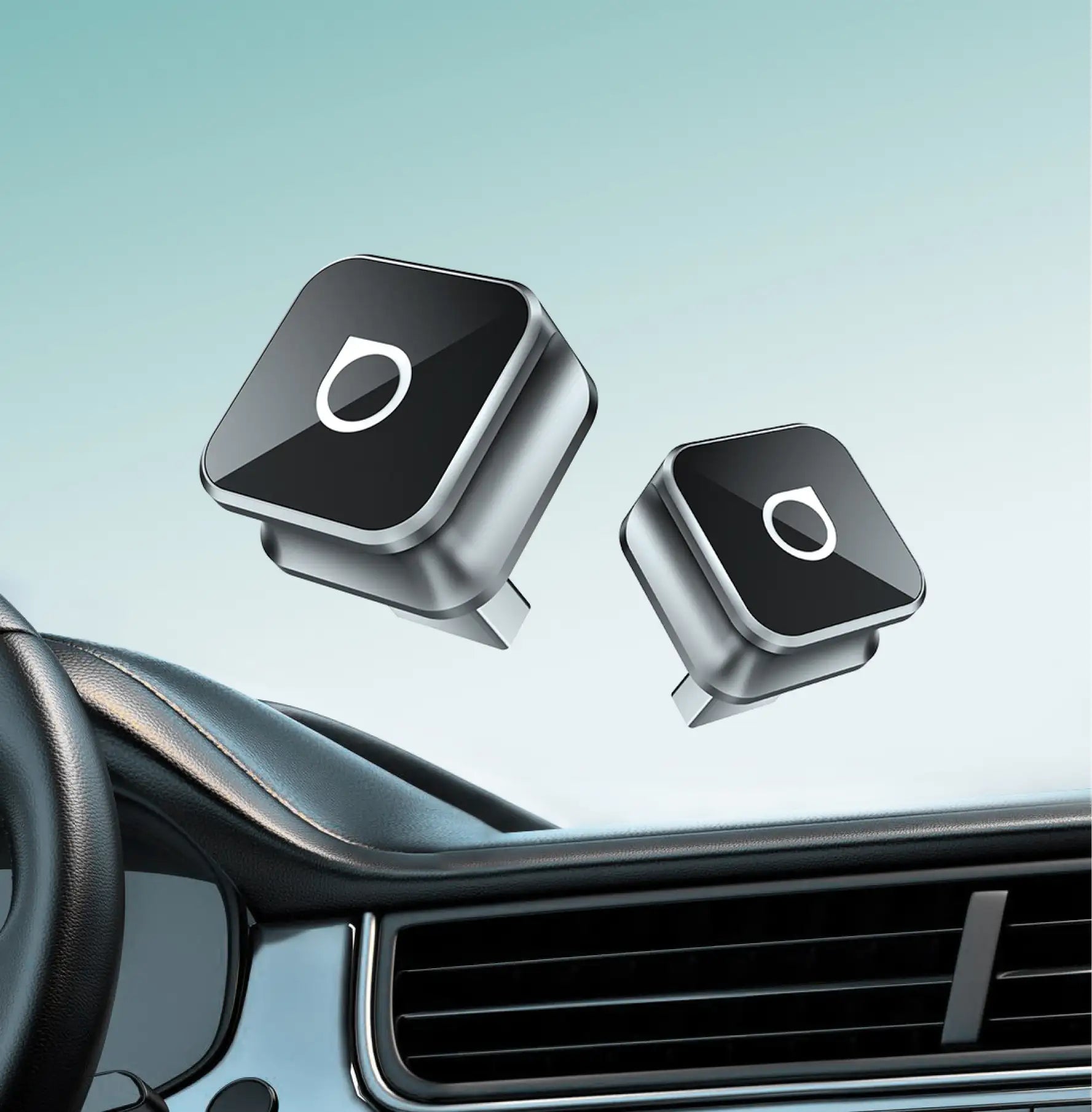 OTTOCAST® Mini 3.0 Ultra Cube Adaptateur 2 en 1 CarPlay Android Auto sans fil