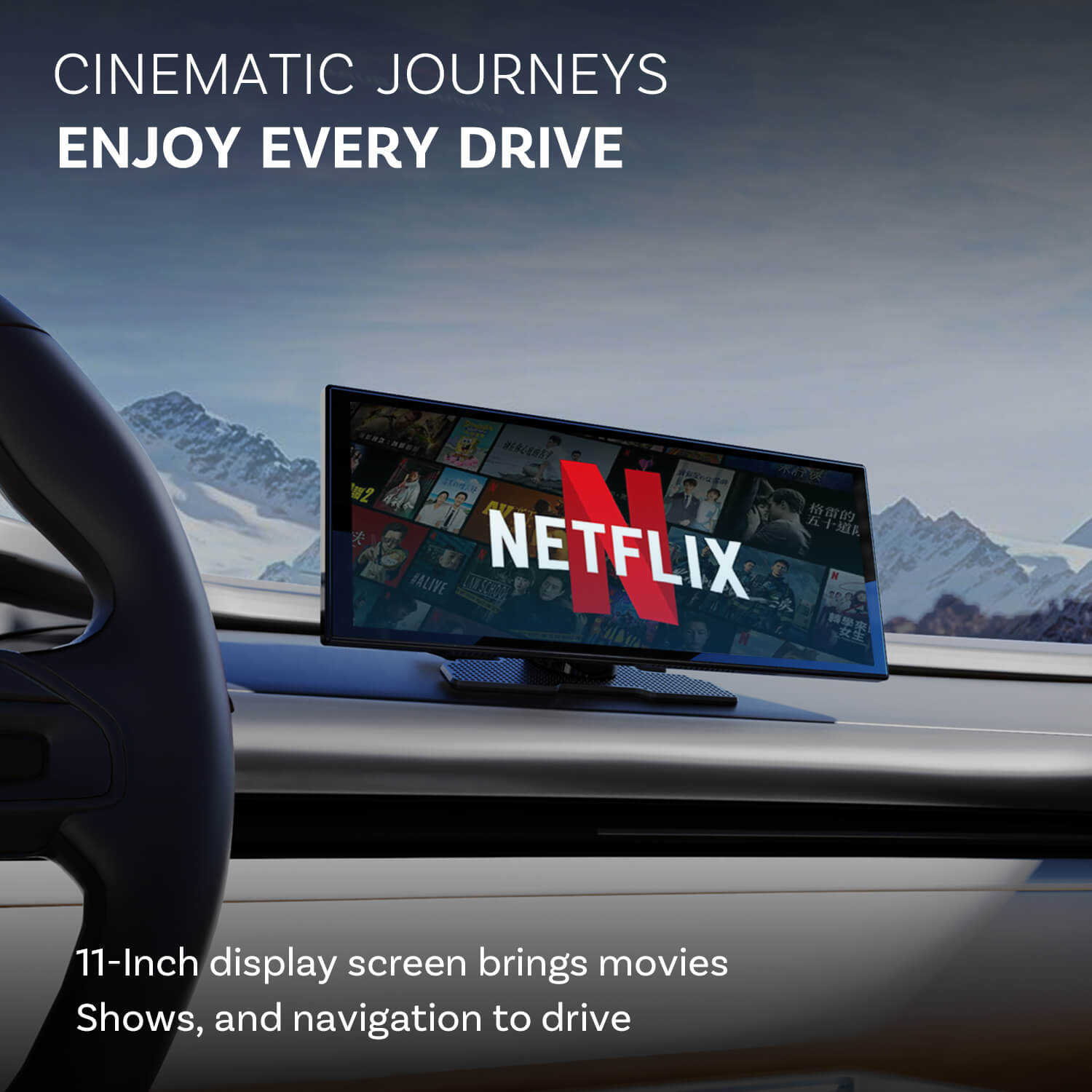 ScreenFlow Portable Car Display Screen