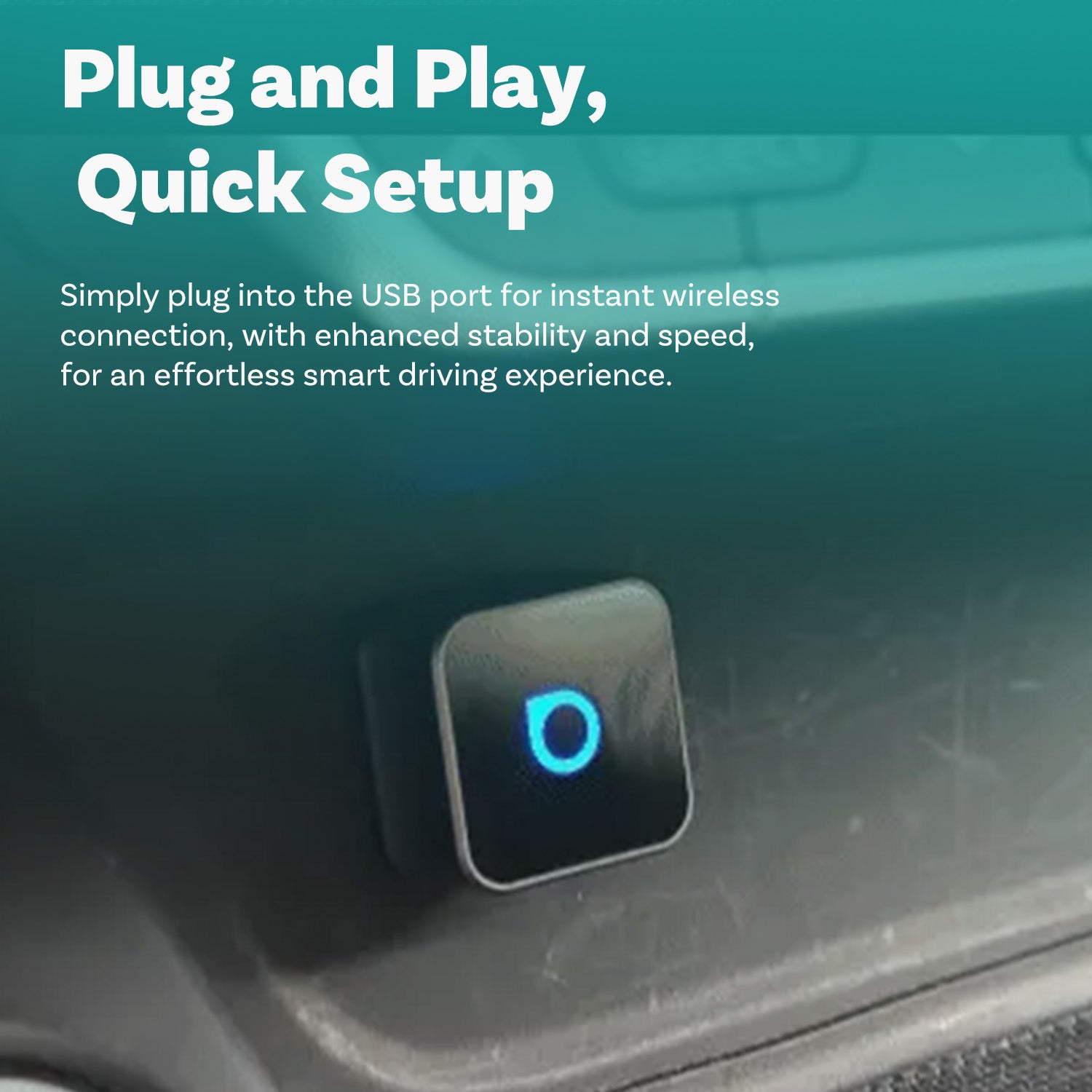 Ottocast Mini 3.0 Ultra Cube wireless CarPlay Android Auto Adapter