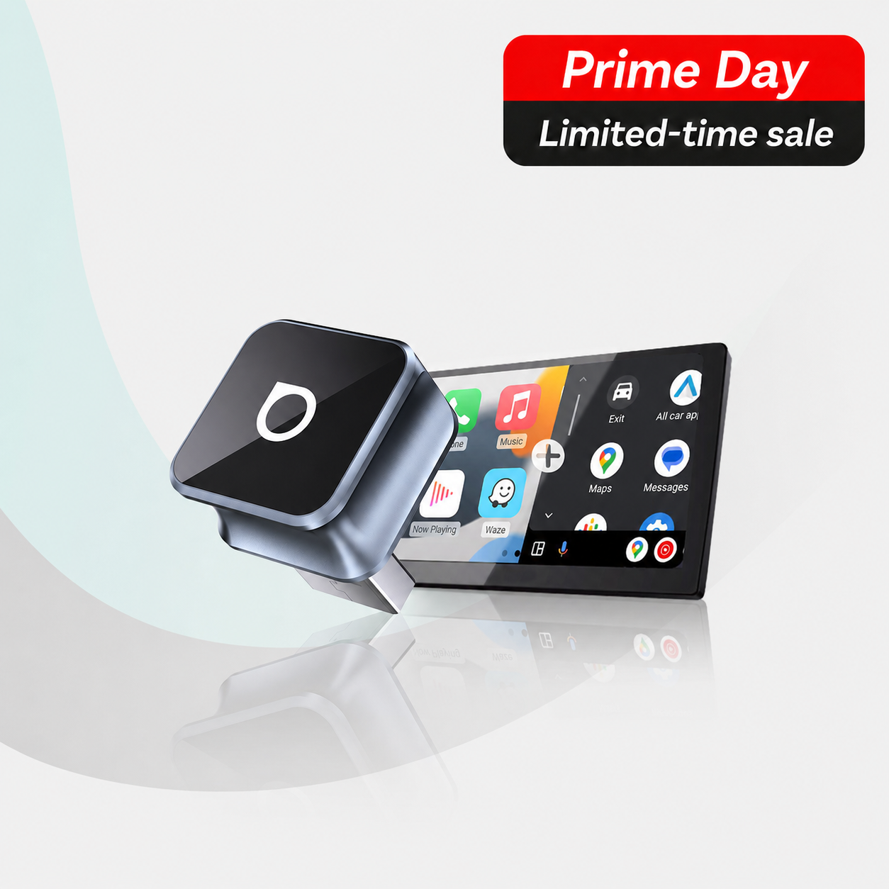 Ottocast Mini 3.0 Ultra Cube Wireless CarPlay Android Auto Adapter