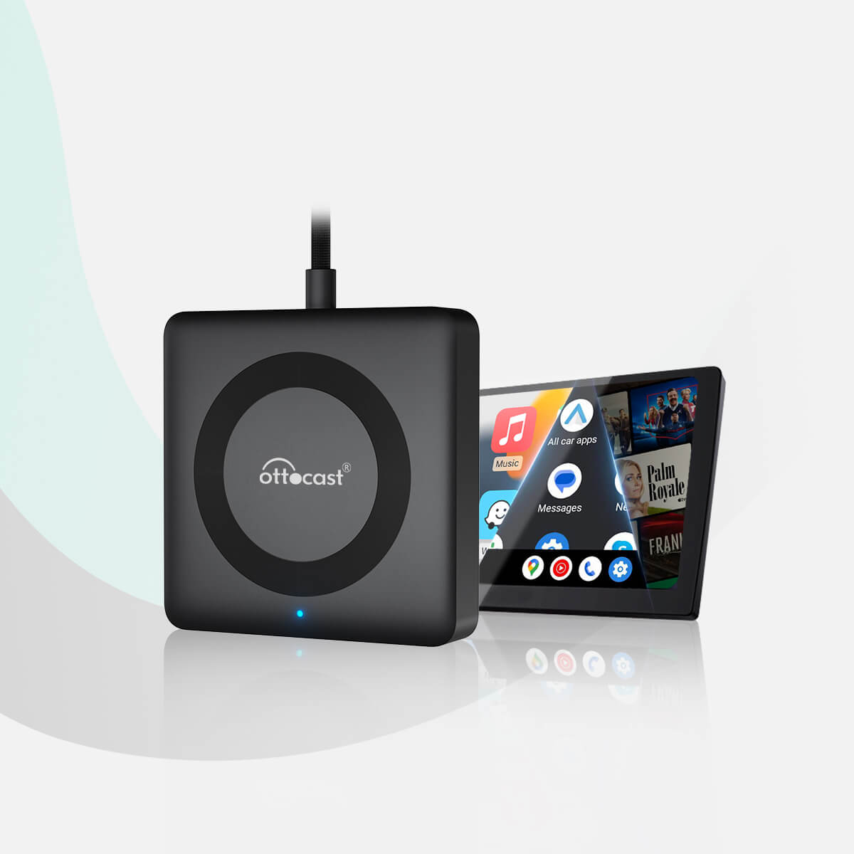 OTTOCAST® Car TV Mate Pro | HDMI Streaming & Wireless CarPlay Android Auto Adapter