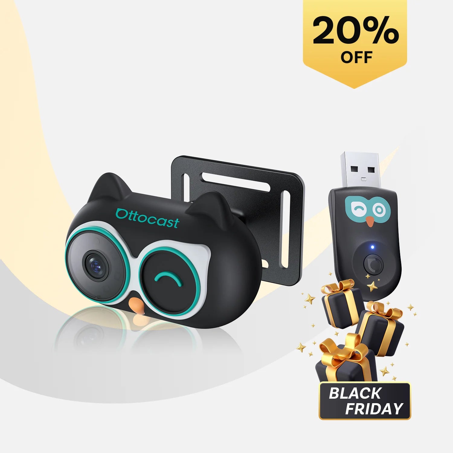 OTTOCAST® Cabin Care Wireless CarPlay Adapter