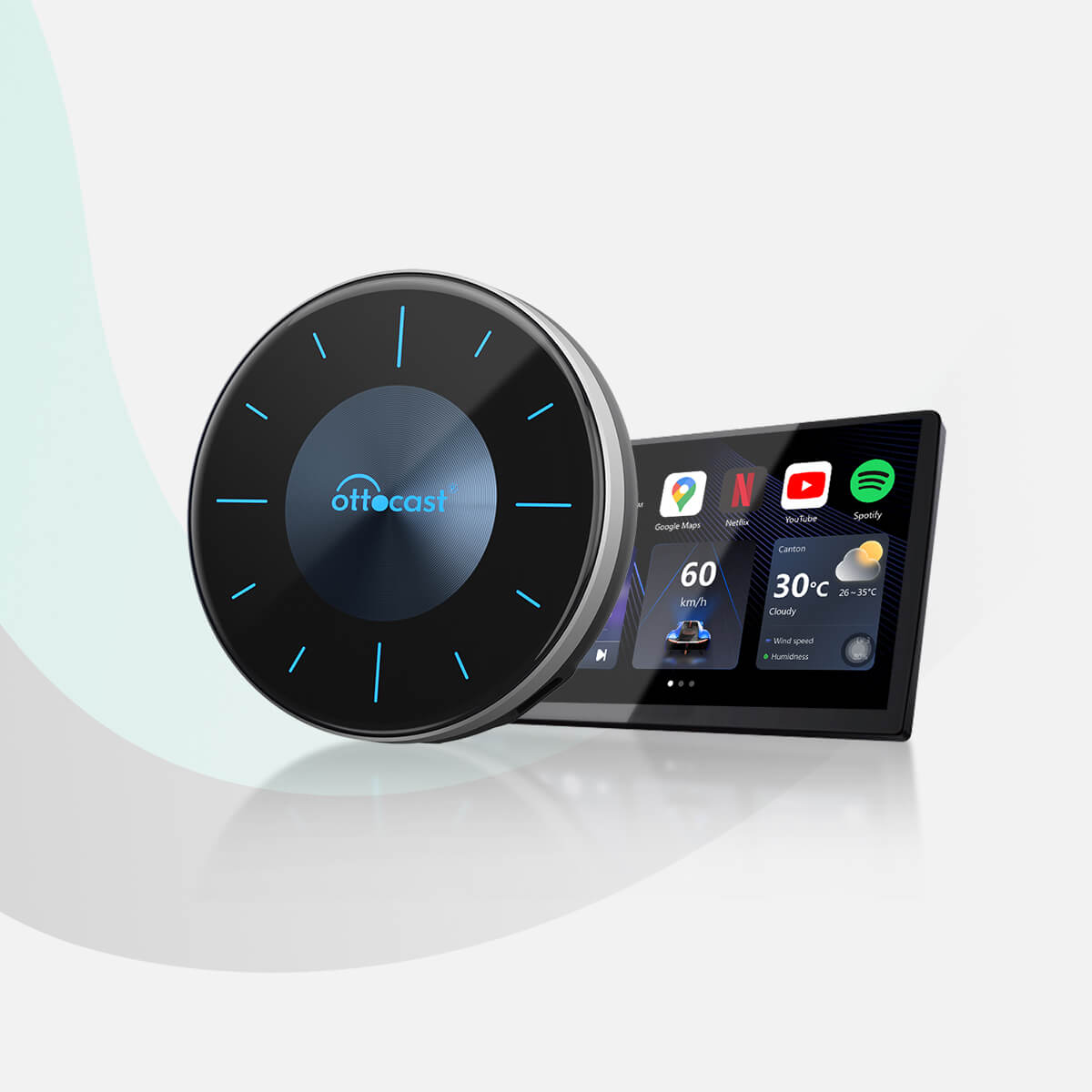 OTTOCAST® OttoAibox P3 CarPlay AI Box