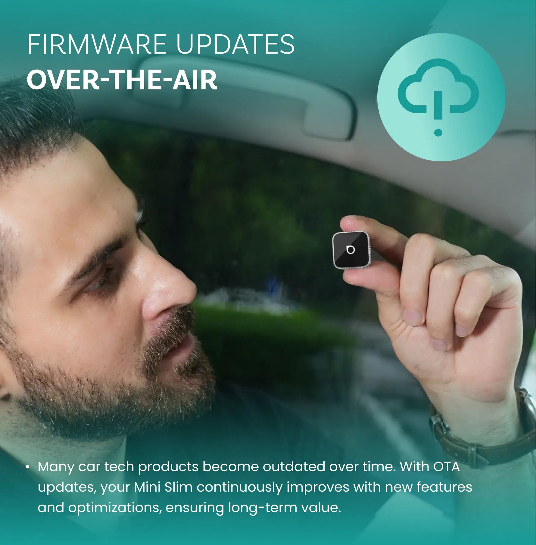 OTTOCAST® Mini 3.0 Ultra Slim Wireless CarPlay Android Auto 2 in 1 Adapter