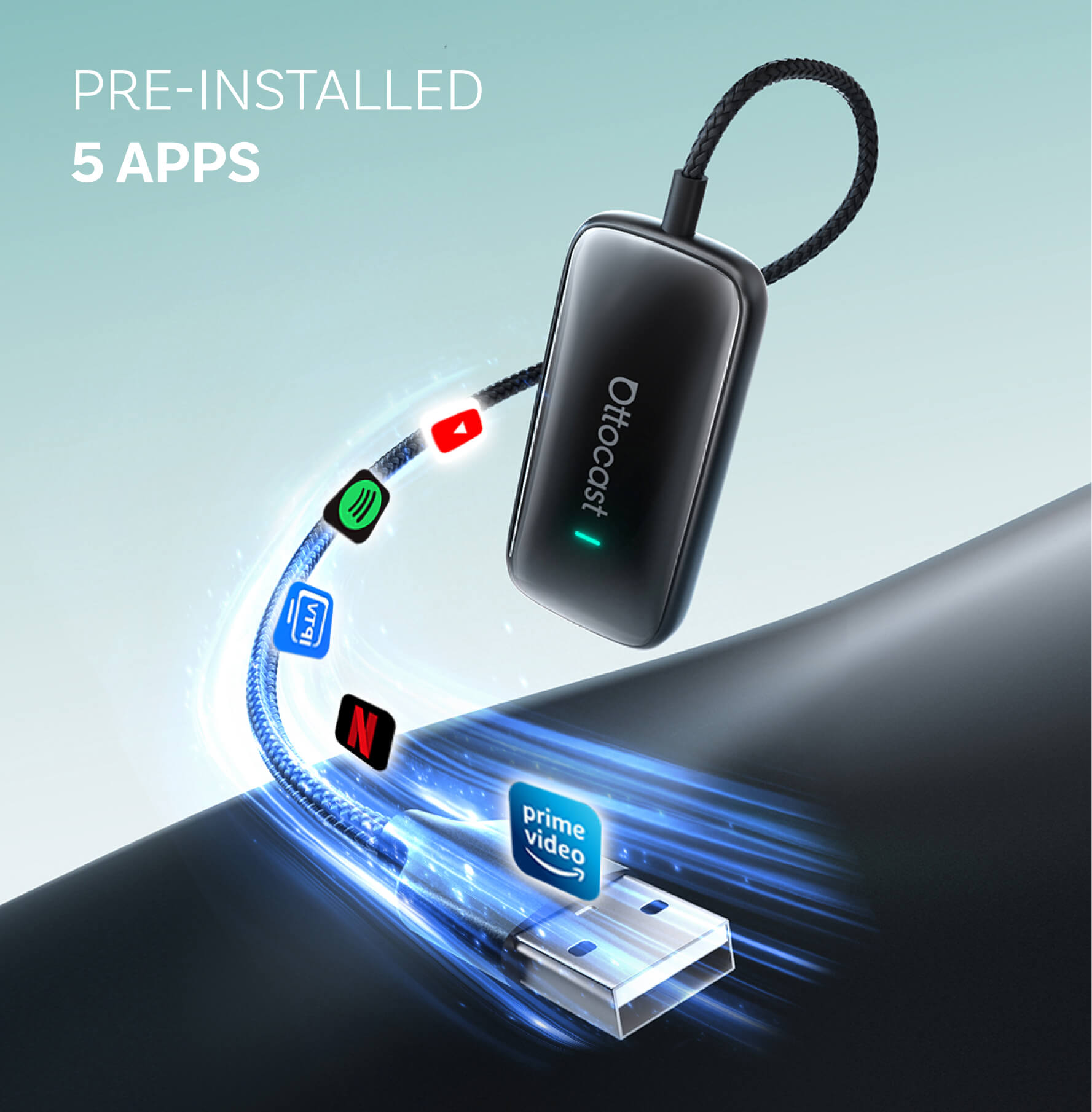 2026 New Release Plav2Video Ultra  | Wireless CarPlay & Android Auto All-in-1 Adapter with App Hub